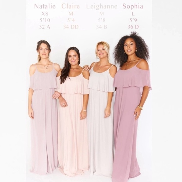 NWT Show Me Your Mumu Caitlin Ruffle Maxi Bridesmaids Dress Size XL - Picture 11 of 12